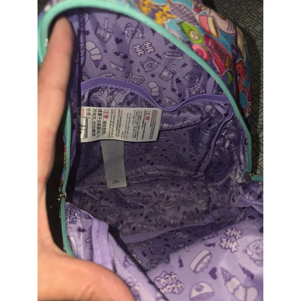 NWOTLoungefly Disney parks school themed canvas mini backpack bookbag purse bag